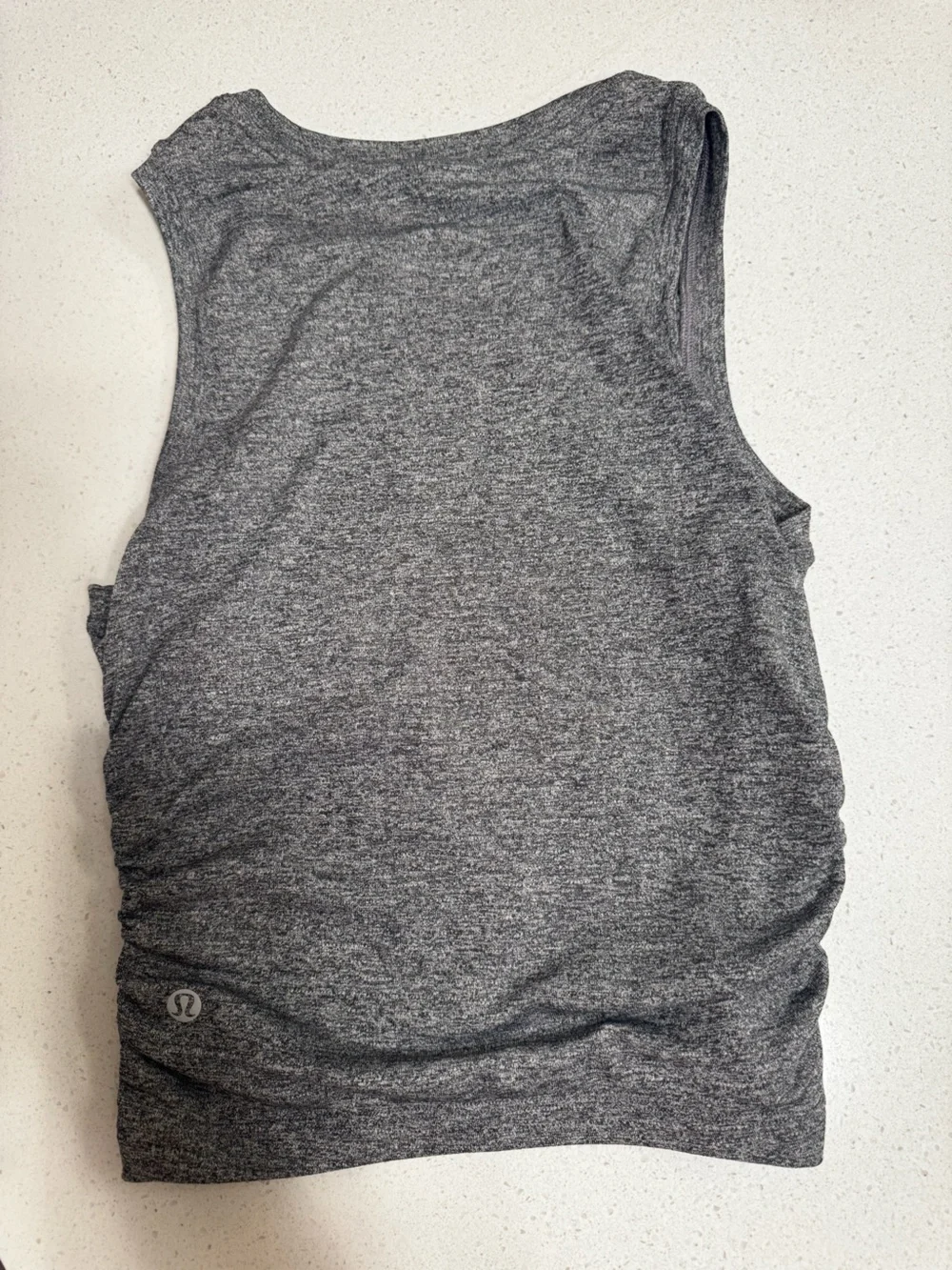 lululemon athletica Gray Sleeveless Side-Tie Tank